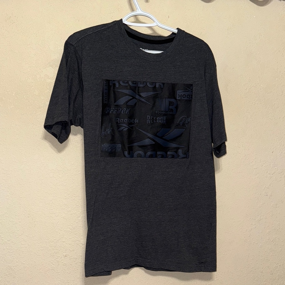 Reebok Men's Charcoal Graphic Tee